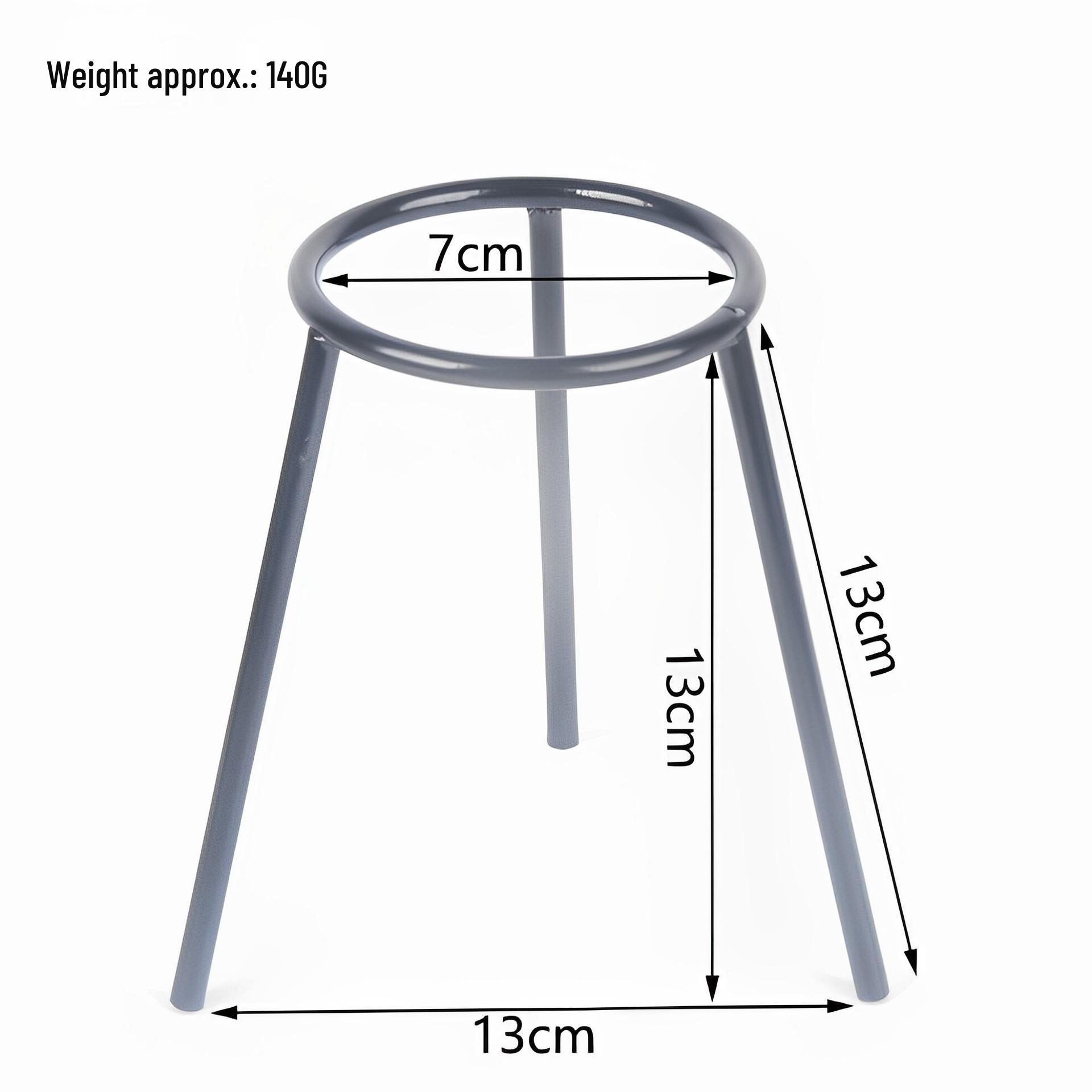 Cast Iron Alcohol Lamp Tripod Stand for Chemistry Experiments