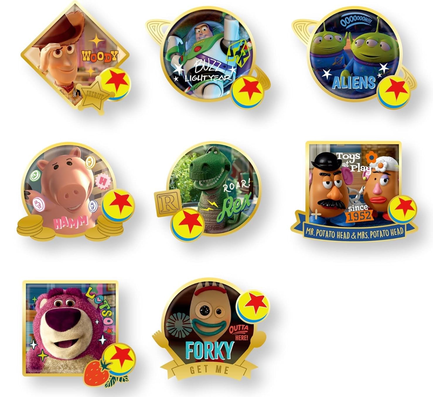 

Toy Story Pins Collection Box of 8