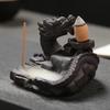 Hot Dragon Incense Burner Smoke Backflow Best Cone Censer Incense Holder Mini Office Desk Home Decor Teahouse Ornaments