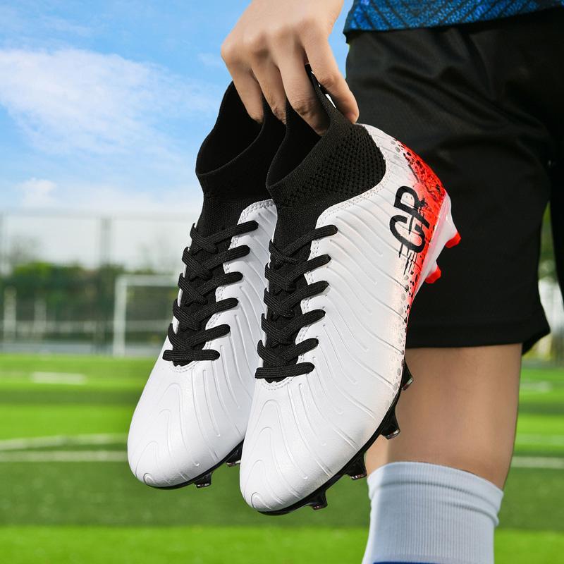 33-45 Kinder/ Jugendliche Große Größe Hoch Lange Nägel Fußballtrainings-Sneakers Herren- und Damen-Fußballschuhe