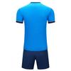 Kelme Men's Soccer Practice Set: Football Shirt and Pants (Blue, L)