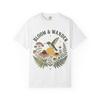 Bloom & Wander Hummingbird T-Shirt | Floral Nature Illustration