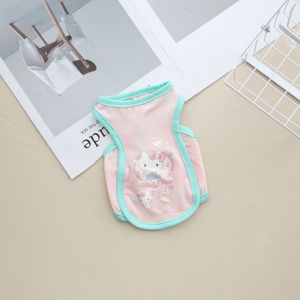 

Pet summer cool clothes breathable cute cartoon pattern XS