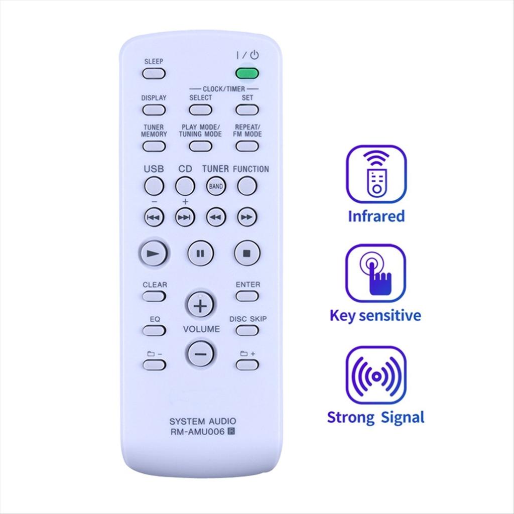 Remote Control Replace RM-AMU006 for Mini Hi-Fi Component System -ZUX9 -ZUX9 MHC-EX9 MHC-EX8 MHC-EC69