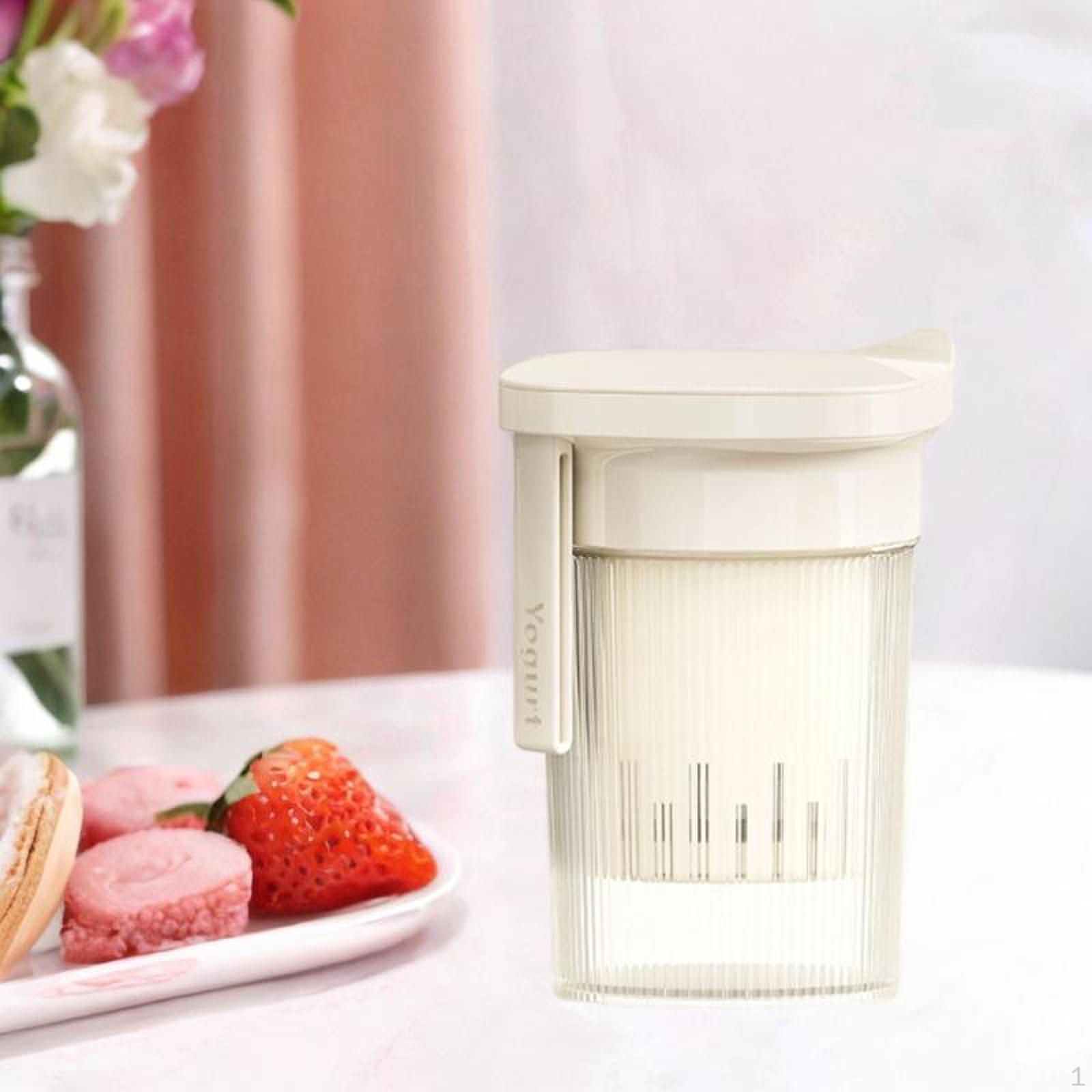 

Fruit Juice Filter Greek Yogurt Strainer Portable Food Multifunctional Kitchen Tools with бежевый