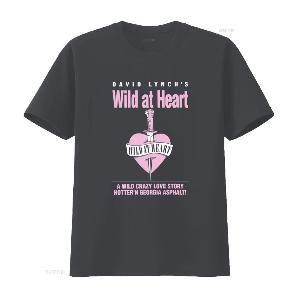 Wild At Heart T Shirt David Lynchs Iconic Movie Design Perfect for Fans of Twin Peaks and Nicolas Cage Vintage Washed