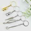 Mini Dental Tools Teeth Keychain Simulation Tooth Key Holder Clinic Promotion Gift