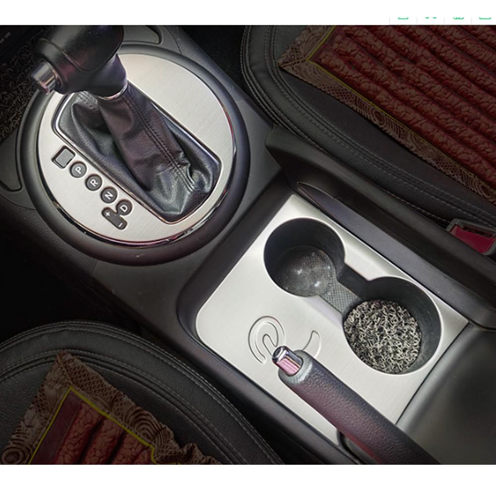 Pentru Kia Sportage R 2011-2015 Panoul schimbătorului de viteze Capac suport pentru pahare de apă Trim Interior Modelare Autocolant de protecție din oțel inoxidabil
