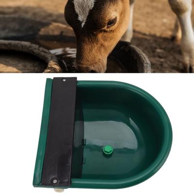Plastic Automatic Livestock Drinking Bowl Green Thickened Design Livestock Drinking Bowl Durable Cattle Drinking Bowl Sheep