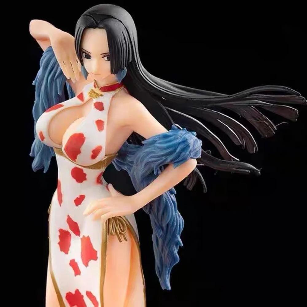 Hot One Piece Japan Anime Statue Boa Hancock Cheongsam Sexy Girl PVC Action Figure Model Toy Adult Collectible Doll Gifts