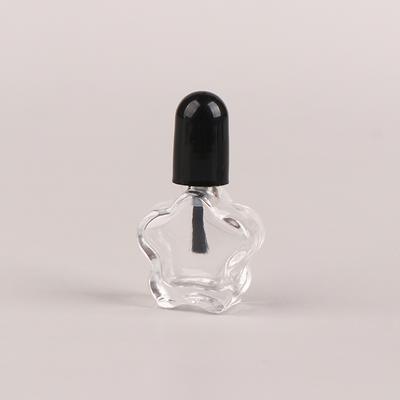 Empty Clear Glass Nail Gel Polish Liquid Art Bottle Refillable Container