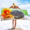 Meerschweinchen Super Weiches Strand-Schnelltrocknendes Badetuch Großes Saugfähiges Handtuch-Decke Geeignet für Outdoor-Reisen Camping Schwimmen