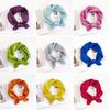 Pañuelo Cuadrado de Satén de Color Sólido de 60 cm para Mujer Ligero Elegante Chal Envolvente para el Cuello Accesorio Elegante Moda