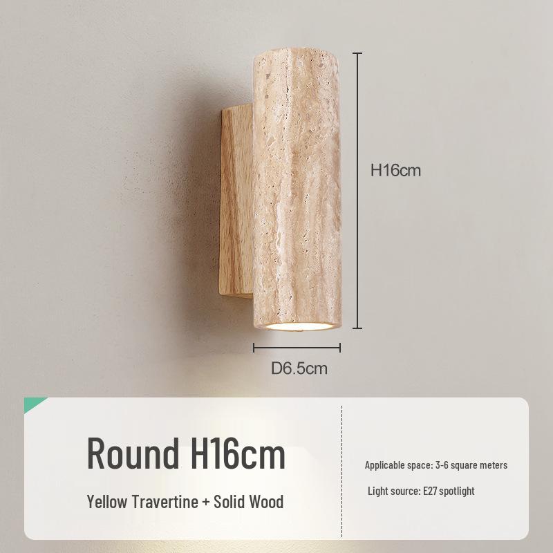 

Nordic Cream-Style Solid Wood Wall Lamp for Bedroom, Corridor, or Staircase