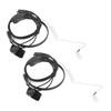 2pcs Two Way Radio Headphone Throat Microphone Headset Fit for BaoFeng UV-5R UV-6R UV B5 BF-888S