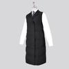 Teluoman Women's Mid-Length Lapel Padded Vest