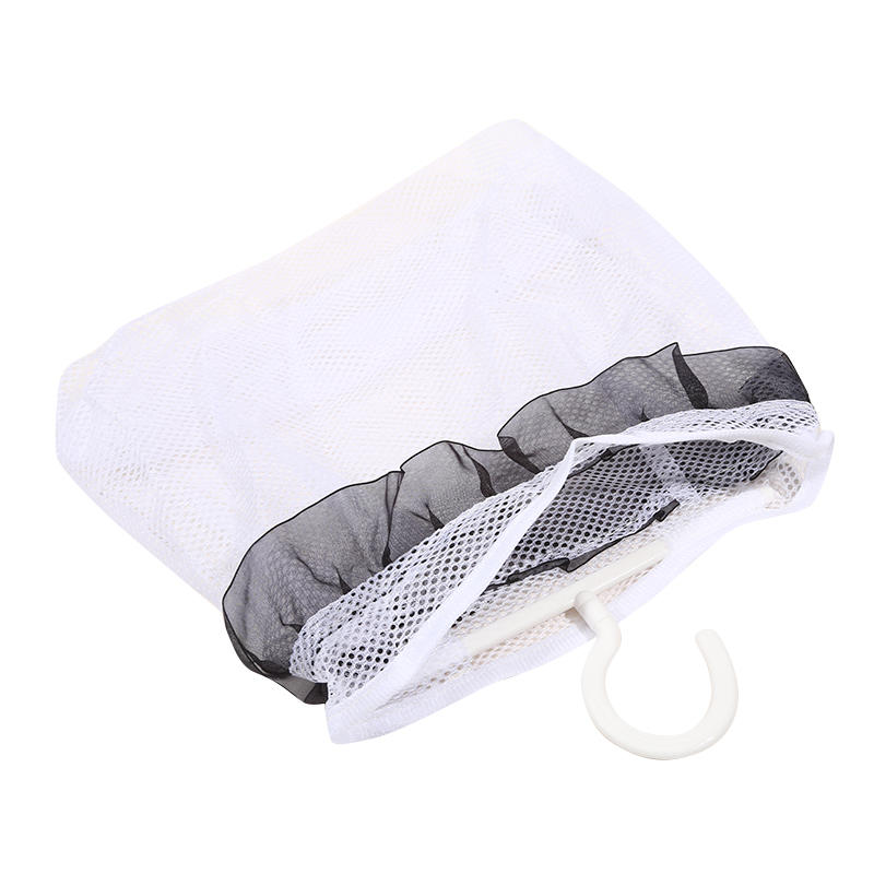 Wall Mounted Dirty Clothes Basket Foldable Mesh Laundry Bag For Bathroom Bedroom Household Storage Hanging Organizer Space Saving Hamper