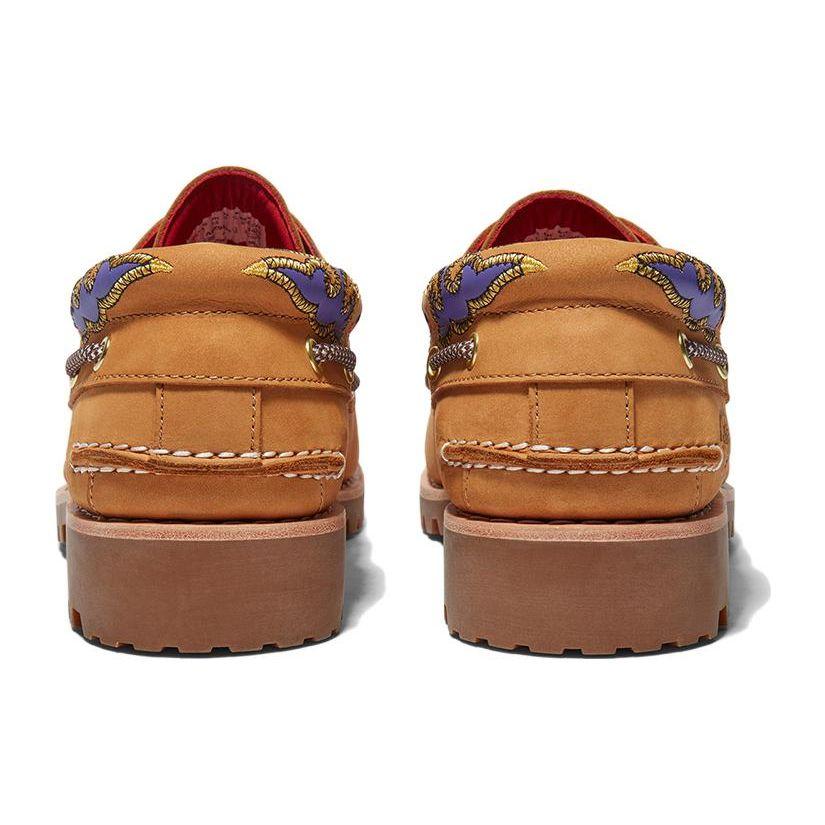CLOT X Timberland Classic Three-Hole Boat Shoes Men Shoes Wheat A5Z9BW