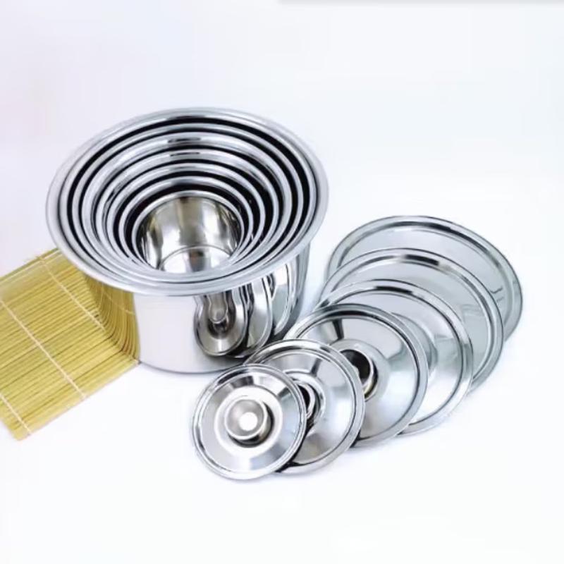 SIFAR 20cm Stainless Steel Serving Bowls (3-Pack)