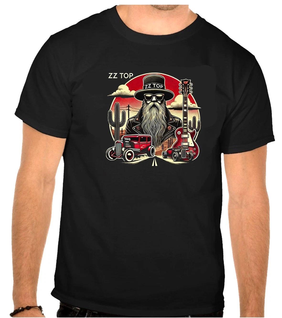 ZZ TOP ZZTOP Rock Music Logo schwarz T-Shirt XS
