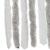 Fly Screen Curtain Light Grey and White 100 X 230 Cm Chenille