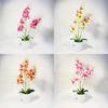 Phalaenopsis Potted Plant Ornament For Office Desk And Living Room Decor