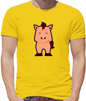 Cute Horse - S T-Shirt - Horses Ride Riding Jockey Kids Cartoon