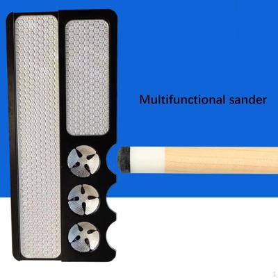 Billiard Cue Tip Maintenance Tool Scuffer Board File Grinder for Snooker