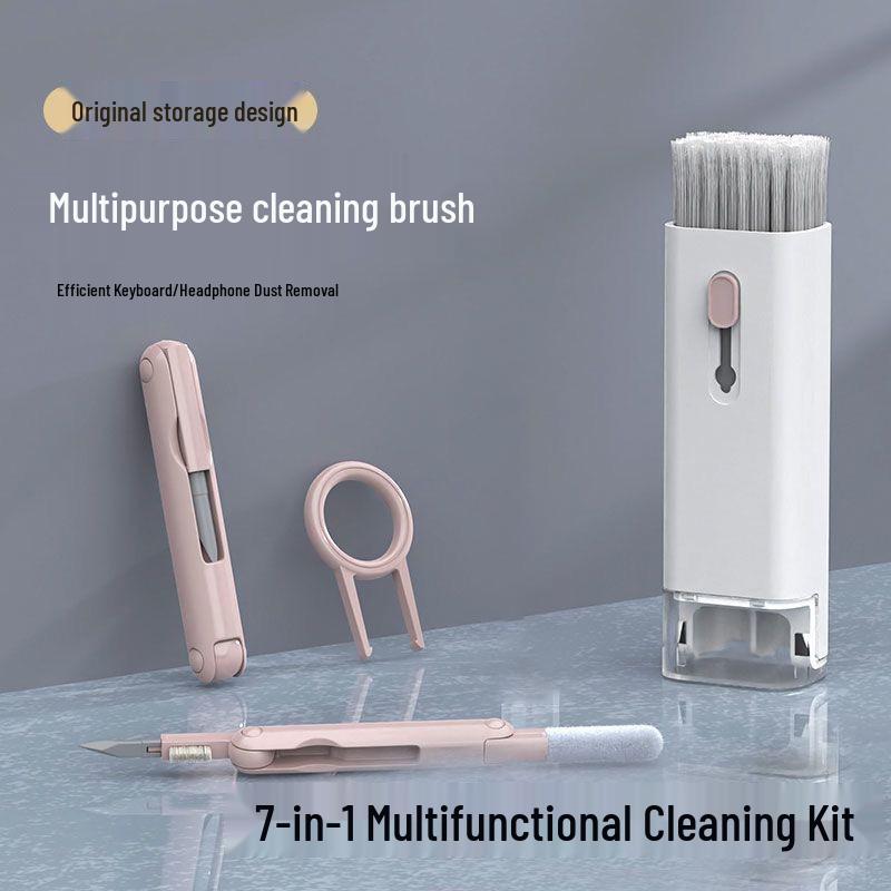 

7-in-1 Multi-Functional Keyboard Cleaning Brush Set for Computers and Earphones