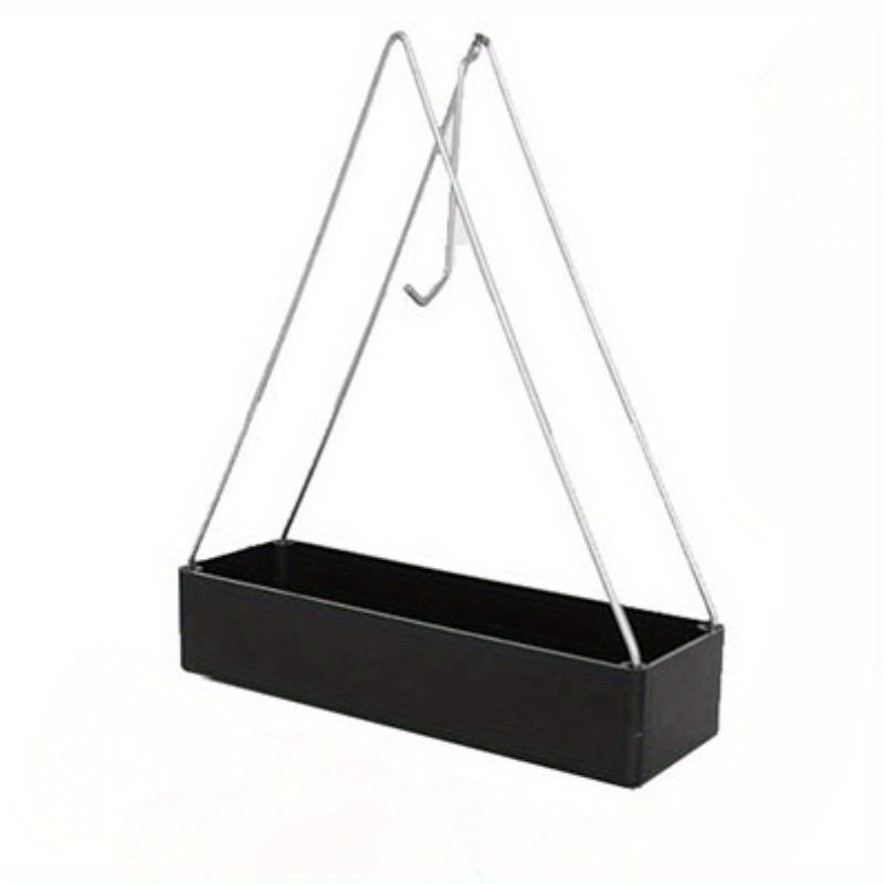 

Держатель спирали от комаров - легкоочищаемый, треугольный дизайн с 3 пересекающимися кругами, идеально подходит для сандаловых и репеллентных спиралей, держатель для отпугивателя комаров чёрный