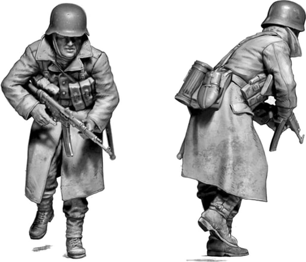 Master Box US 101st Airborne Division Soldiers December 1944 Plastic Model Kit MB35253 1/35 (4 Figures) Bastogne, (Figures)