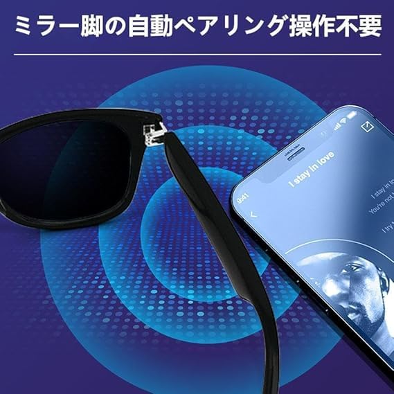 Smart Bluetooth Smart Sunglasses with UV Bone and Interchangeable Compatible with USB and Lightweight Design Glasses, Protection, Conduction, Lenses,