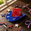 Adult Hat with Sequins and Star for Independence Day