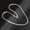 20-60cm 925 Sterling Silver Luxury Brand Design Noble Necklace Chain For Woman Men Fashion Wedding Engagement Zircon Gifts
