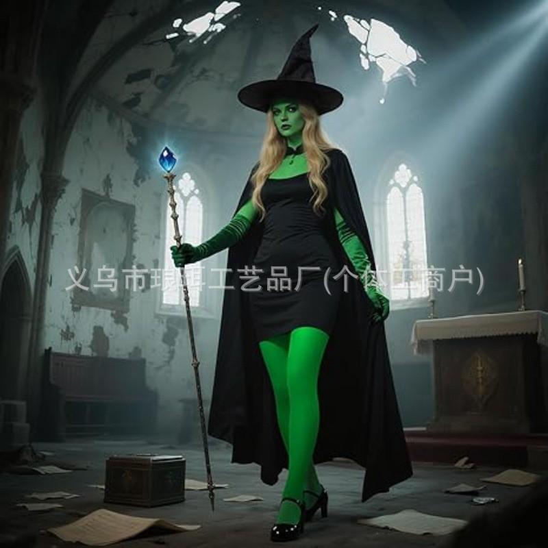 Lolita Witch Hat With Ruffles Halloween Costume Party Cosplay Accessory