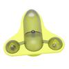 Pet Food Leakage Toy Bite Resistant Teeth Grinding Airplane Missing Food Toy Rotating Airplane Missing Food Toy Green