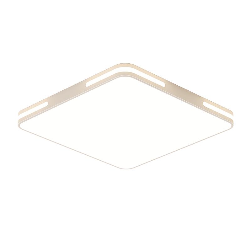 Gojia Eye-Protection LED Ceiling Lamp, Minimalist 50cm Square, Three-Color Dimmable