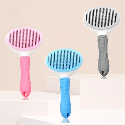 Hair Remover Brush Dog and Cat Non-slip Beauty Brush Dog Grooming Equipment Pets Stainless Steel For Dogs Pet Hair Removal Comb