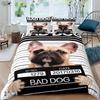 Cute Animal Dog 3D Stereo Printing Quilt Cover Children's Room Duvet Cover Three-piece Set Bedding Textile Products