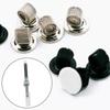 1PC Creative Metal Spring Anti-lost Pen Fix Clip Auto Adjust Tightness Spring Ring for Signing Pen Office Clipboard Accessories