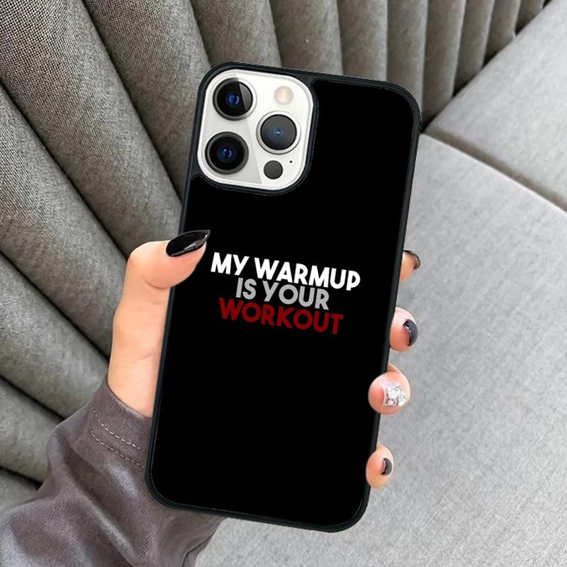 Motivational Gym Fitness Quotes Phone Case For iPhone 17 Air 16 16e 15 13 14 Pro Max 11 12 Plus 2022 MAX Cover coque