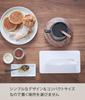Yamazaki Jitsugyo 5092 Compact Tissue Case, White, Approximately W21.5 X D11.5 X H5.5cm, Tower, For Soft Pack Tissues, Can Be Stored On The Wall