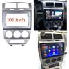 Car Radio Fascia Panel 10.1 Inch 2 Din Car Stereo Radio Fascia Audio Frame GPS Navigation Panel Dashboard Adapter/Fit for 2007-2010 Dodge Caliber Car