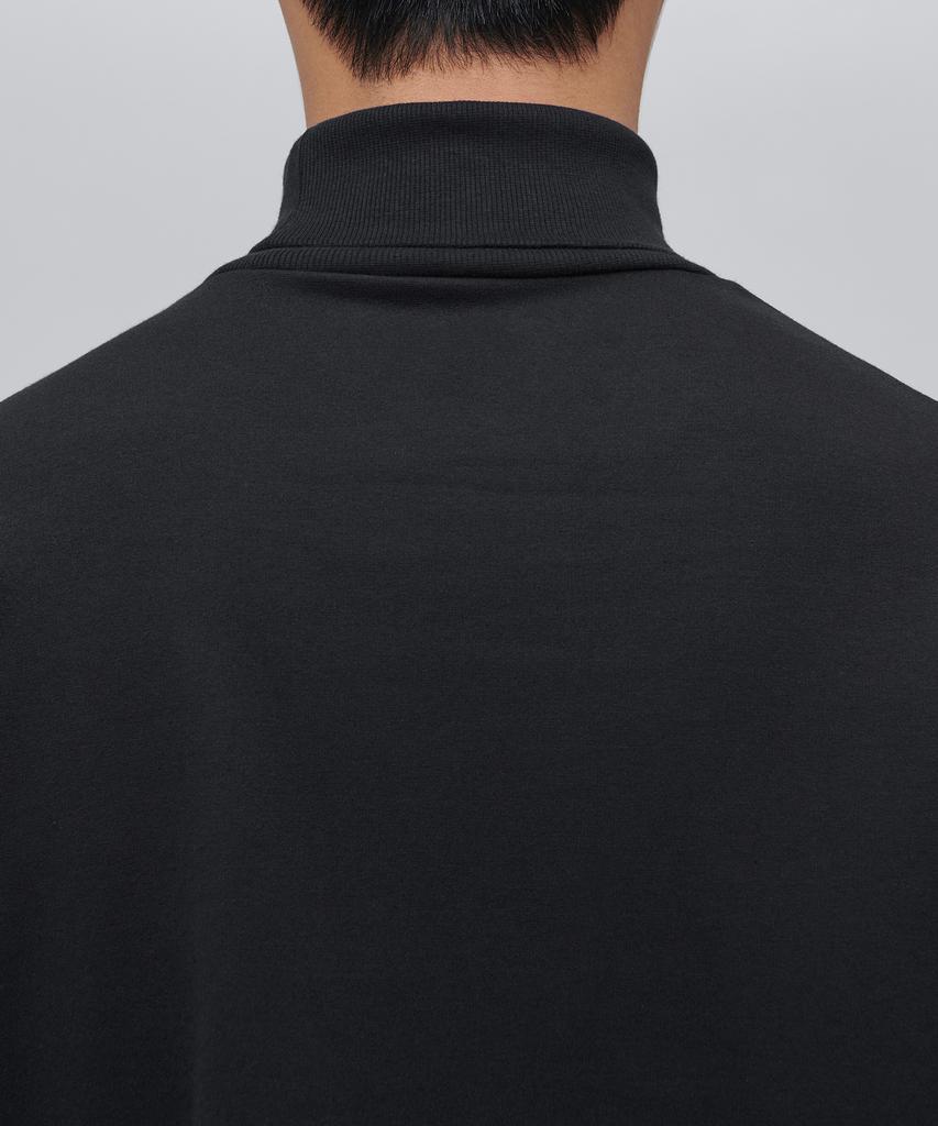 Musinsa Standard Ponte Turtleneck Long Sleeve T-Shirt [Black]