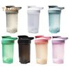 Protein-Shaker-Becher mit Mixerball, 500 ml, Weithals-Shaker zum einfachen Mischen, tragbare Molkeprotein-Shaker-Flasche für Sport, Reisen und Camping