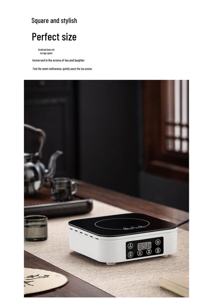 Intelligenter elektrischer Keramik-Teekessel und -Kocher - Multifunktional zum Kochen, Dämpfen und Zubereiten von Tee