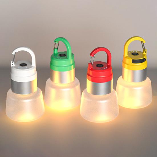 Outdoor Camping Lantern USB Rechargeable Waterproof Detachable Water Bottle Light Portable Hiking Backpacking LED Hanging Lamp