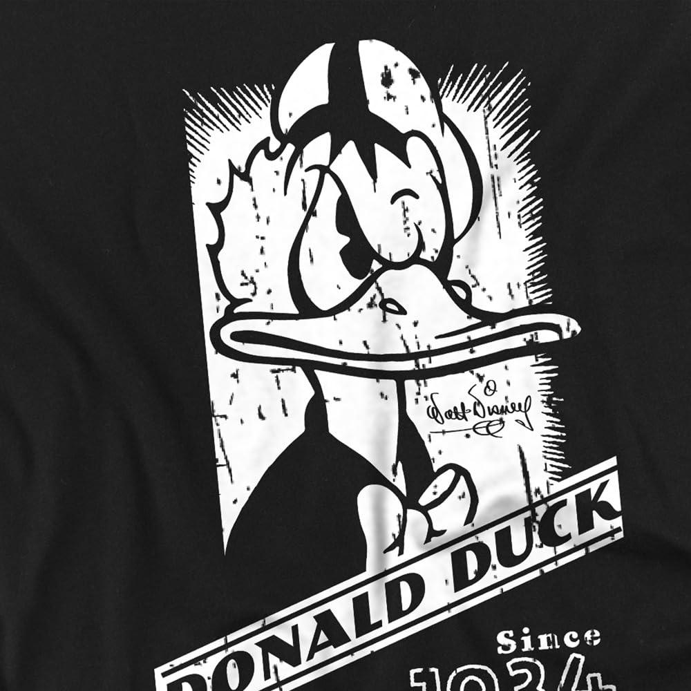 Disney Mens Donald Duck Mono Portrait T-Shirt