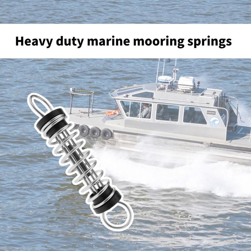 Heavy Duty Marine Mooring Spring Stainless Steel Shock Absorbing Spring For Boat Docking And Anchoring System D7YA