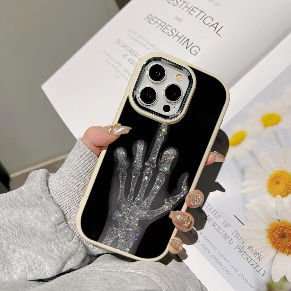 Ae80 Gesture Greeting Design Art Phone Cases for Samsung A13 A32 A53 A04e A54 S23 S24 Ultra Infinix Hot 40i Huawei Metal Camera Protective Back Cover